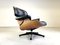 Set of Black Lounge Chair with Ottoman by Charles and Ray Eames for Vitra, 2010s, Image 2