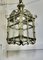 Large French Gothic Decorated Hall Lantern Ceiling Light, 1890s 7