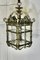 Large French Gothic Decorated Hall Lantern Ceiling Light, 1890s 1