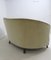 Geschwungenes skandinavisches modernes Art Deco Bananensofa aus beigem Samt-Velours, Dänemark, 1940er 12