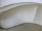 Scandinavian Modern Art Deco Curved Banana Sofa in Beige Velvet-Velour, Denmark, 1940s 9