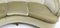 Geschwungenes skandinavisches modernes Art Deco Bananensofa aus beigem Samt-Velours, Dänemark, 1940er 13