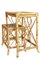 Mid-Century Bamboo and Rattan Nesting Tables, Spain, 1960s, Set of 2 9