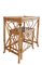 Mid-Century Bamboo and Rattan Nesting Tables, Spain, 1960s, Set of 2 6