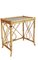Mid-Century Bamboo and Rattan Nesting Tables, Spain, 1960s, Set of 2 7