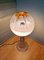 Lampada da terra in metallo cromato con globo in vetro lattiginoso di Mazzega, anni '70, Immagine 5