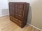 Brutalist Bar Cabinet in Dark Brown Wood, 1980s, Image 3