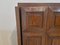 Brutalist Bar Cabinet in Dark Brown Wood, 1980s, Image 8