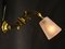 Wandlampen mit Bronzehalterung von Muller Frères, 1920er, 2er Set 7