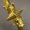 Wandlampen mit Bronzehalterung von Muller Frères, 1920er, 2er Set 6