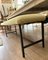 Vintage Upholstered Metal Bench, Image 2