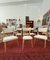 Birch Chairs with Bouclé Upholstery, 1960s, Set of 6 2