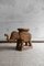 Elephant Side Table in Wicker attributed to Vivai del Sud, 1970s 1