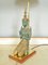 Bronze Brass Gilt Thai Teppanom Buddha Table Lamps in the style of Mont, Belgium, Set of 2, Image 9