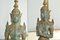 Bronze Brass Gilt Thai Teppanom Buddha Table Lamps in the style of Mont, Belgium, Set of 2 7
