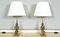 Lampes de Bureau Bouddha Teppanom Thai en Laiton Doré style Mont, Belgique, Set de 2 2