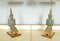 Bronze Brass Gilt Thai Teppanom Buddha Table Lamps in the style of Mont, Belgium, Set of 2 5