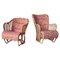 Moderne skandinavische Rattan Sessel von Tove Lindt-Larsen bei Wengler, 1940er, 2er Set 1