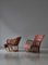 Moderne skandinavische Rattan Sessel von Tove Lindt-Larsen bei Wengler, 1940er, 2er Set 4