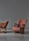 Moderne skandinavische Rattan Sessel von Tove Lindt-Larsen bei Wengler, 1940er, 2er Set 6