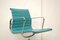 Turquoise EA108 Aluminum Office Chairs by Charles & Ray Eames for Vitra, 1980s, Set of 4 3
