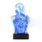 Escultura de busto femenino de cristal de Murano con reflejos azules de YourMurano, Imagen 7
