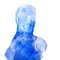 Escultura de busto femenino de cristal de Murano con reflejos azules de YourMurano, Imagen 6