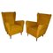 Midcentury Modern Italian Living Room Set in Velvet from Isa Bergamo, 1950, Set of 3, Image 7