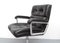 Black Leather Office Chair from Girsberger, 1970s, Image 2