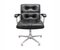 Black Leather Office Chair from Girsberger, 1970s 1