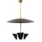Italian Brass Pendant Light, 1960 1