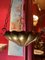 Italian Art Nouveau Hanging Bowl Pendant Lamps or Planters in Hand-Hammered Brass, 1890s, Set of 2, Image 10