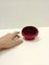 Spheric Red Glazed Ceramic Ashtray from Gabbianelli, Italy, 1970s 3