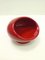 Spheric Red Glazed Ceramic Ashtray from Gabbianelli, Italy, 1970s 1
