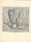 Giorgio Morandi, Still Life with Vase, Small Lamp and Dish, 1929-1957, Lithograph, Image 1