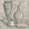 Giorgio Morandi, Still Life with Vase, Small Lamp and Dish, 1929-1957, Lithograph, Image 3