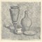 Giorgio Morandi, Still Life with Vase, Small Lamp and Dish, 1929-1957, Lithograph, Image 2