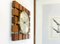 Mid-Century Square Teak and Golden Clock from Diehl, Germany, 1970s, Image 7