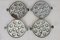 Teller / Schalen aus Steingut, 1980er, 8 Set 2