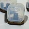 Italian Murano Glass Wall Lamps by Salviati for Salviati, 1970s, Set of 3 7