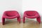 Groovy Chairs by Pierre Paulin for Artifort, 1970s, Set of 2, Image 1