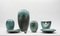 Green Lava Studio Ceramic Vase by Wilhelm & Elly Kuch, Germany, 1960s 6