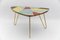 Colorful Mosaic and Brass Coffee Table, Italy, 1950s 17