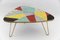 Colorful Mosaic and Brass Coffee Table, Italy, 1950s 4