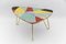 Colorful Mosaic and Brass Coffee Table, Italy, 1950s 7
