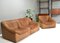 Set of DS46 Cognac Buffalo Leather Sectional Sofa from De Sede, 1976, Image 6