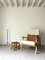French Woven Rope Wooden Stool, 1940s 1