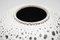 White and Black Studio Ceramic Floor Vase by Wilhelm & Elly Kuch, Germany, 1960s 5