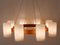 Model 587 Cylinder Chandelier by Uno & Östen Kristiansson for Luxus Vittsjö, 1960s, Image 12