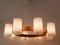 Model 587 Cylinder Chandelier by Uno & Östen Kristiansson for Luxus Vittsjö, 1960s, Image 6